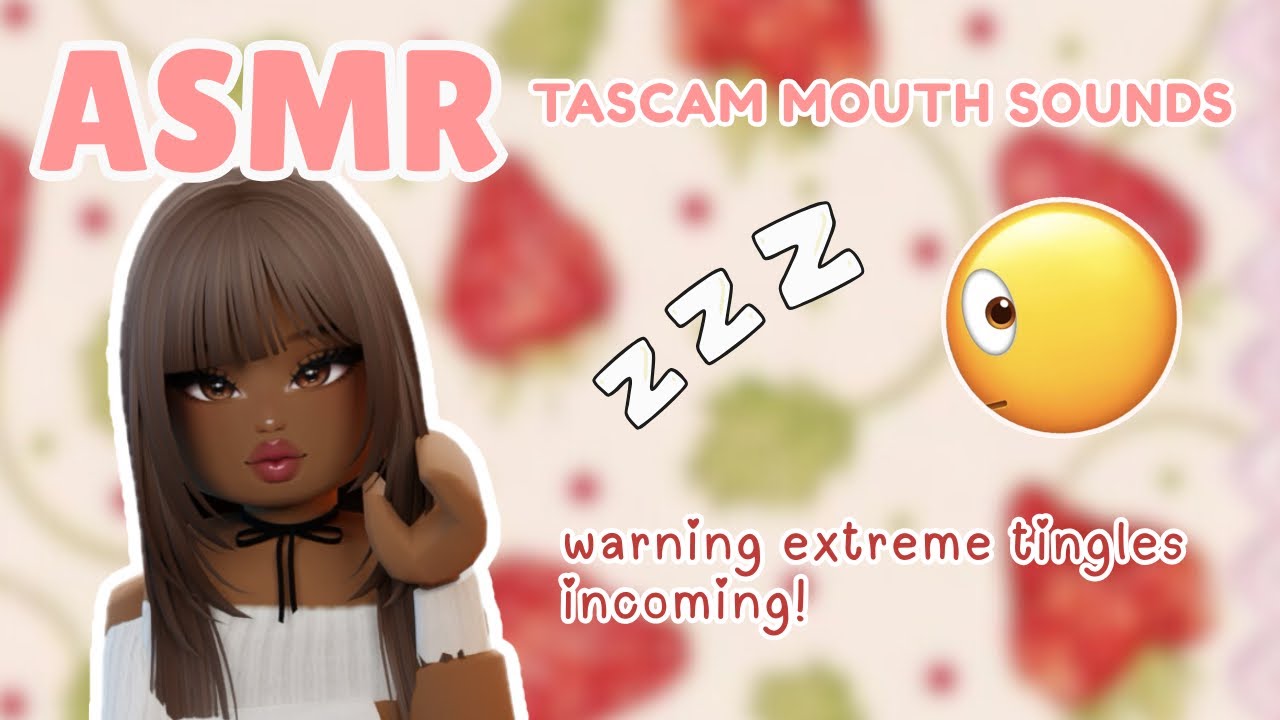 Roblox ASMR tascam asmr mouth sounds to sleep to 😴