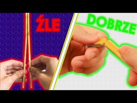 Wideo: Czego Nie Robić Z Japońskimi Pałeczkami