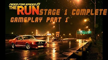 Need For Speed THE RUN BEGINING GAMEPLAY PART 1 Stage 1 Complete Story Mode