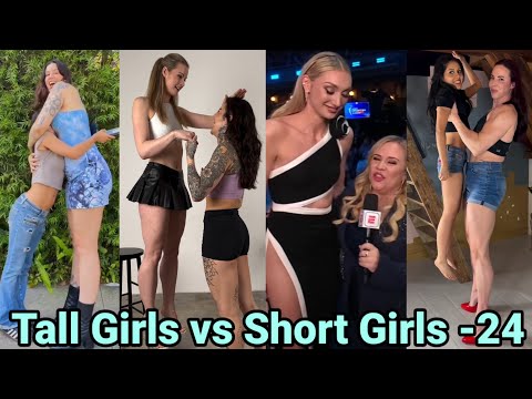 Tall Girls vs Short Girls - 24 | tall girlfriend short girlfriend | tall woman lift carry