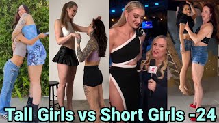 Tall Girls vs Short Girls - 24 | tall girlfriend short girlfriend | tall woman lift carry
