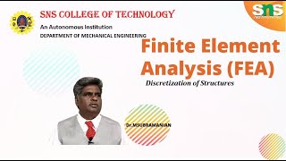 Discretization of the domain- Finite Element Analysis