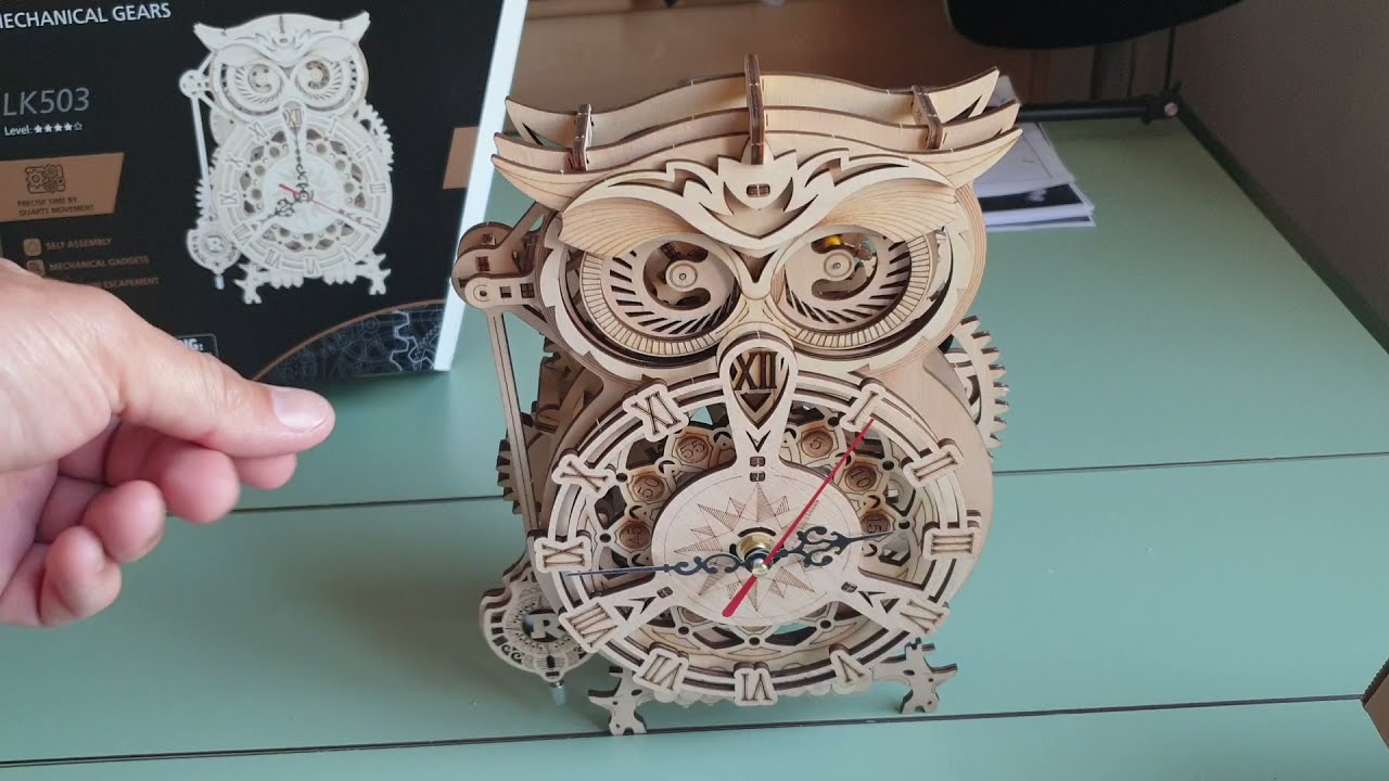 Nouveauté hibou zodiaque horloge 3D en trois dimensions Puzzle en bois  jouet créatif éducatif assemblée horloge vacances fête cadeau - Temu  Switzerland