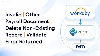 Invalid | Other Payroll Document | Delete Non-Existing Record | Validate Error Returned | Mercans