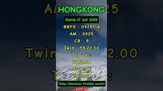 PREDIKSI HK | PREDIKSI HONGKONG 17 Juli 2025 | RUMUS HK | ANGKA JITU HK | SYAIR HK