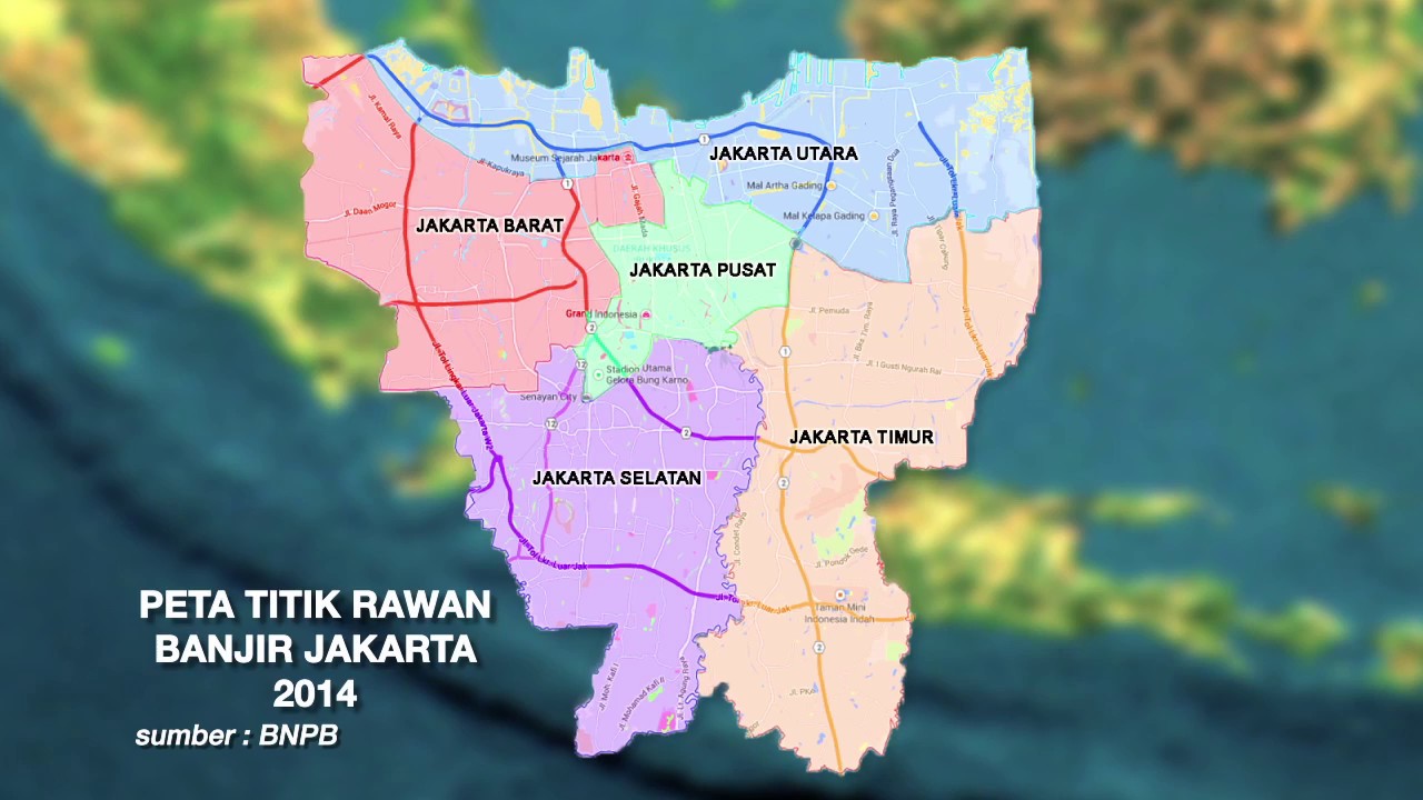 Map Dki Jakarta Barat - Maps of the World