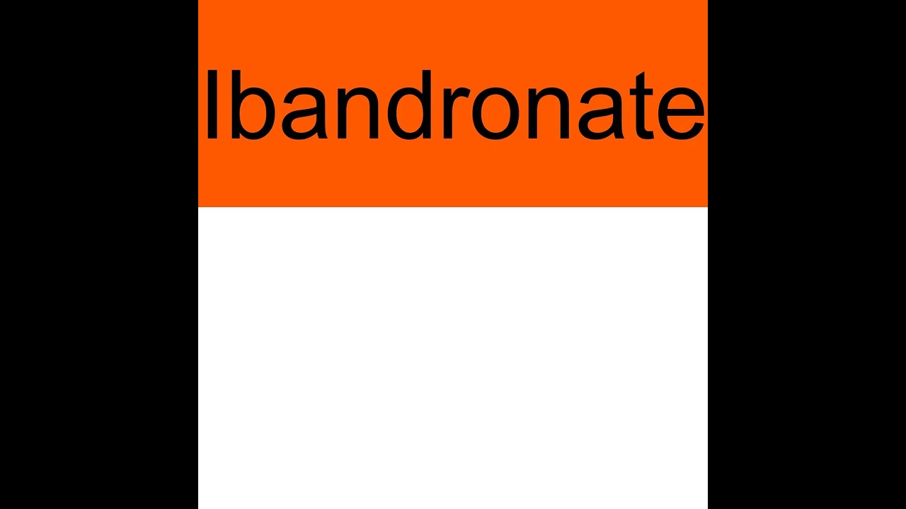 Ibandronate