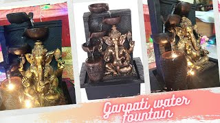 Ganpati water fountain // Amazon // shop smart reviews // ganesh chaturti 2020