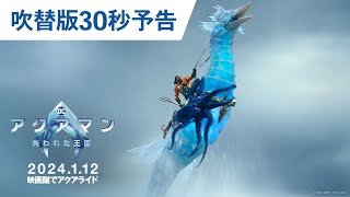 映画『アクアマン／失われた王国』吹替版30秒予告 2024年1月12日（金）辰年公開