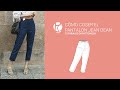 Jeans Dean | Cómo coser unos vaqueros de principio a fin | Incluye patrón