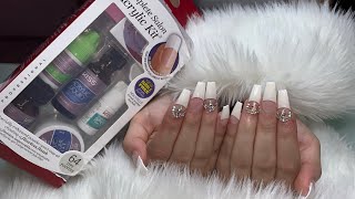 DIY: Kiss Acrylic Kit | FullSet Of Acrylic Nails Using KISS Acrylic Kit | $15 Acrylic Nails Kit