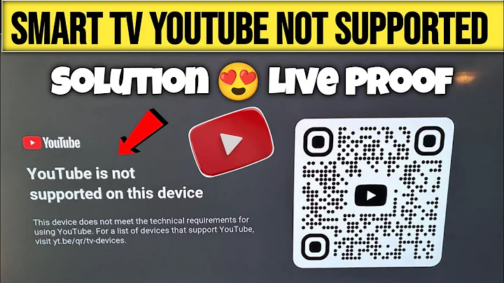 YouTube is not supported on this device | youtube is not supported on smart tv | smart tv youtube
