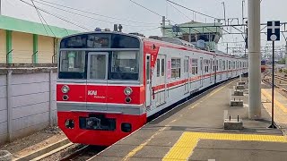Morning Commuter Line KRL Collection at Duri Station! TM 6000, JR 205, Tokyu 8500, Airport Railink!