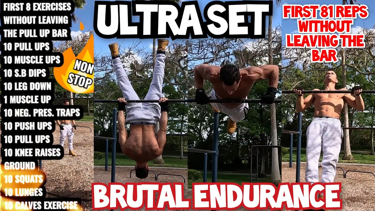 Ultratrack Exercise SUPER ULTRA SET WORKOUT ENDURANCE FIRST 8 EXERCISES WITHOUT LEAVING THE ...