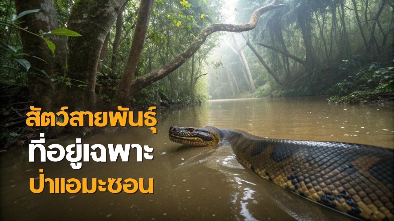 8 สัตว์ที่มีเฉพาะที่แอมะซอนเท่านั้น