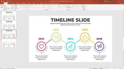 Animated PowerPoint Timeline Slide Making Tutorial