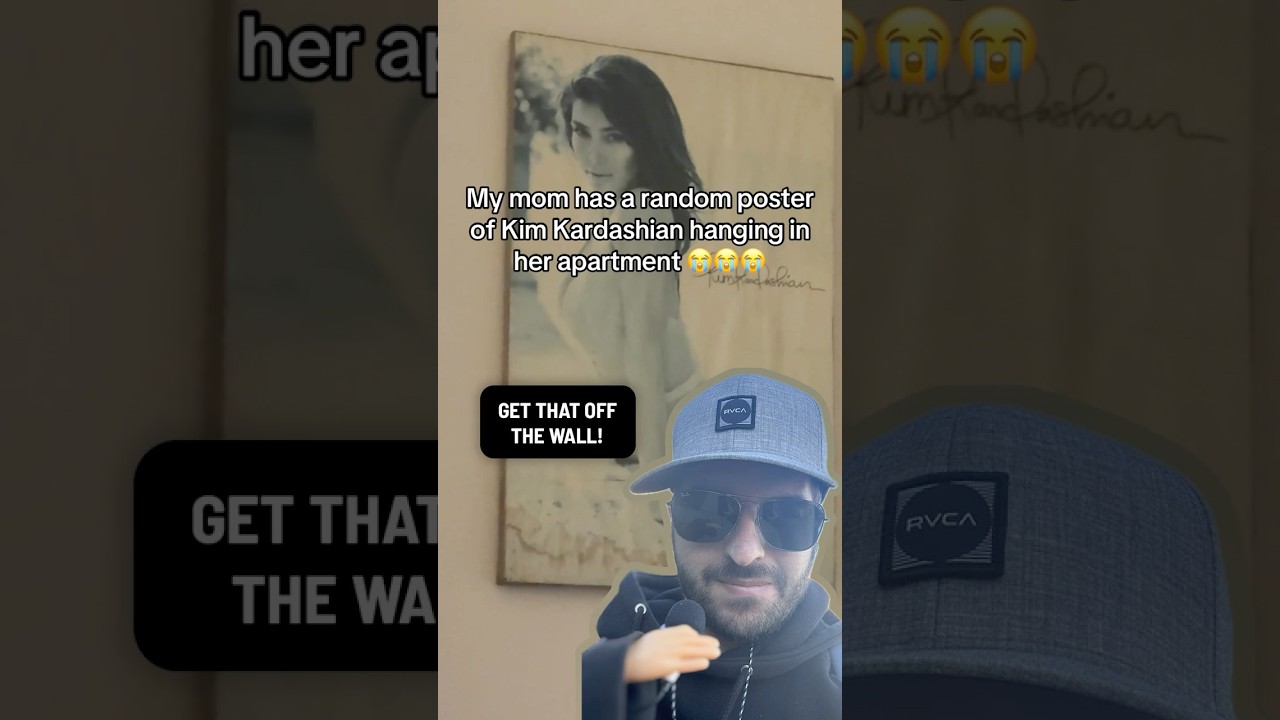 When Your Mom Frames Kim K Like It’s the Mona Lisa 😳 