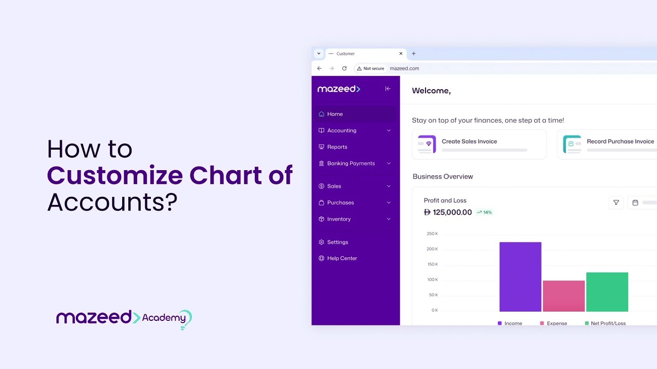 Customize Your Chart of Accounts