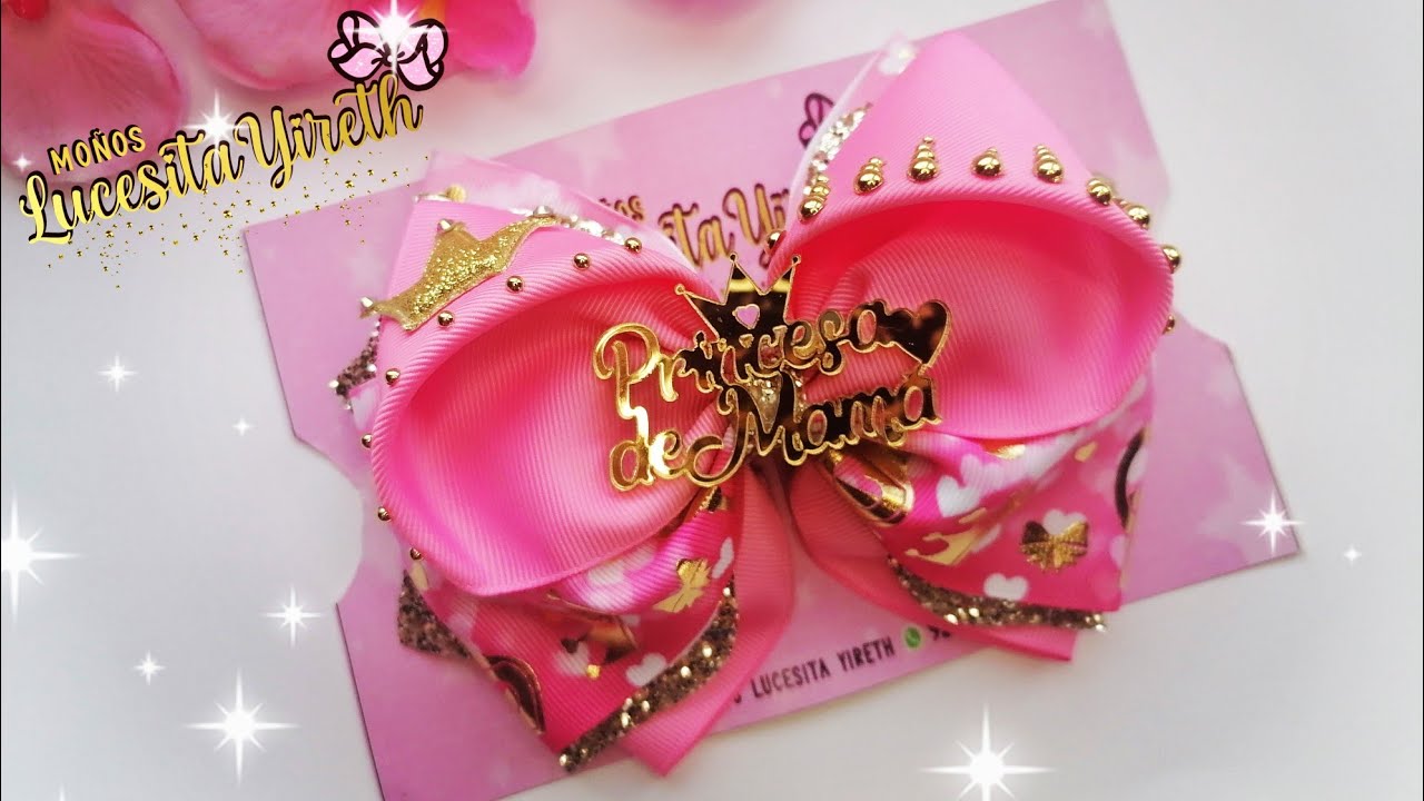 Moño Fácil y Sencillo pero muy Bonito 🎀💗/Inspiración /laco Carla +moño basico💗