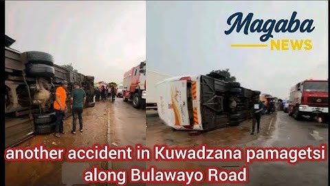 Honai🥹Pakaipa another accident yeBus reAllitrans in Kuwadzana pamagetsi along Bulawayo Road