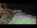 Cat D4H Shoving Deep Snow for a New Job