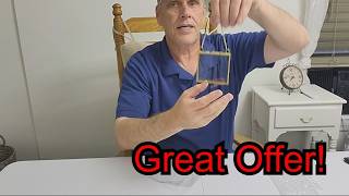 True Review DoubleFill Hanging Clear Photo Frame