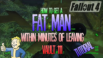 Fallout 4 | How to Get a Fat Man Launcher within Minutes of leaving Vault 111 | Tutorial