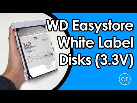 How to Fix the 3.3V Pin Issue in White Label Disks Shucked from Western Digital 8TB Easystore Drives