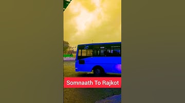 GSRTC Somnath To Rajkot #gujaratbus#gsrtc#gsrtcbus#bus #khajurbhai#ahemdabad #hardikdavevlogs