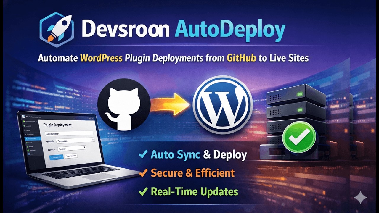 Automate WordPress Plugin Deployment from GitHub | Devsoom AutoDeploy ...