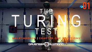 THE TURING TEST | Complete Chapter One Walkthrough - All Puzzles | PS4