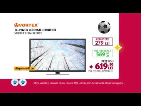 Reclamă ALTEX Vortex TV LED Fotbal - mai 2016