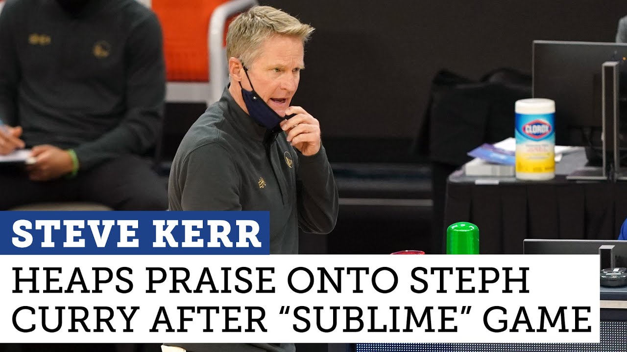 Steve Kerr says Steph Curry 'never played better' after 57-point game