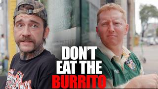 When your friend eats a burrito sideways