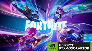 Fortnite Battle Royale Benchmark on Intel i5-13420H RTX 4050 Laptop | Lenovo LOQ 15 IRH8 8HID