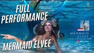 Indonesian Mermaid Championship 2024 - Mermaid Elvee full performance video