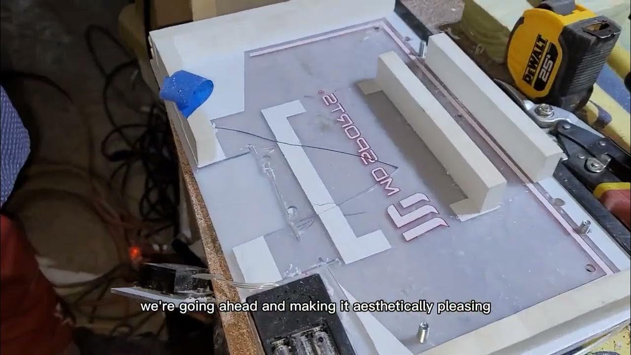 How to repair a broken Backboard for in court Basketball use in a