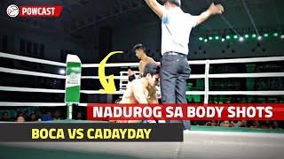 Pamatay Na Body Shots Jenny Boy Boca Vs Lony Cadayday Boxing Sa Gumaca, Quezon