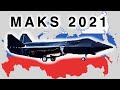 MAKS 2021 Novi Ruski avion 5. generacije