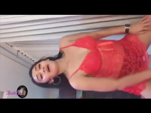 Tante Vio Akai Joged Hot lingerie merah