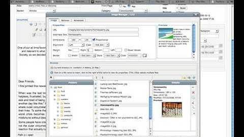 How to insert/upload images into your Joomla article