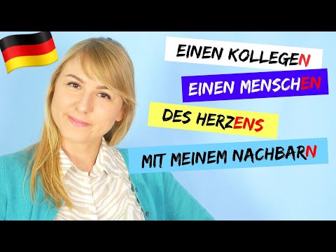 Nomen mit -n am Ende: die n-Deklination │ Deutsch lernen A1/2, B1, B2