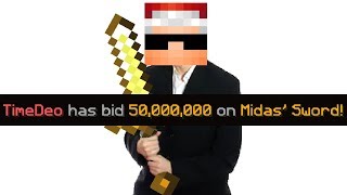 i bid 50,000,000 coins on the midas sword (hypixel skyblock)