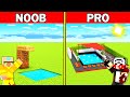 NOOB vs PRO: EN İYİ HAVUZ YAPI KAPIŞMASI - Minecraft