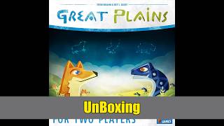 Great Plains Unboxing 🦬 Beautiful 2-Player Strategy Game Revealed!