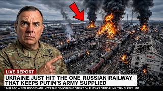 1 MIN AGO: Ukraine Just HIT The Russian Railway That Keeps Putin’s Army Supplied | Ben Hodges