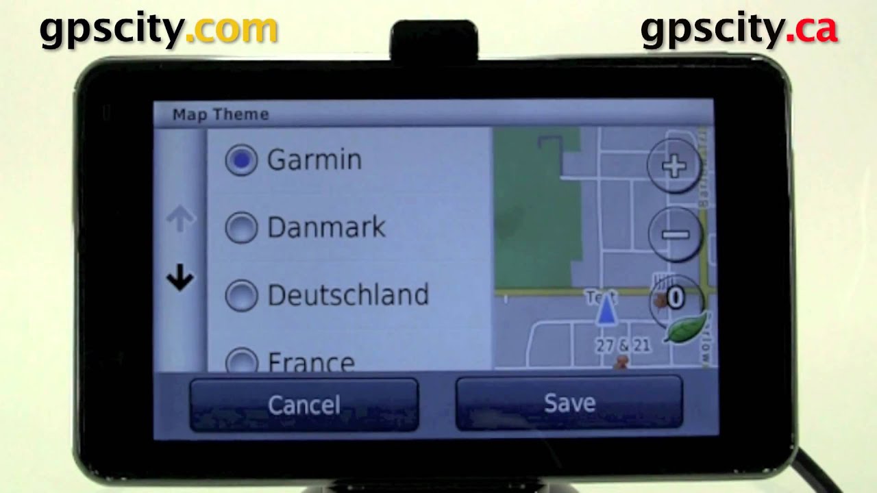 Changing navigation settings in the Garmin nuvi 3760, and 3790 with City - YouTube