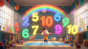 “Learn Numbers 1 to 10 🐘 | Fun Counting Song for Kids 🎵 | TinyRhyme Universe”#kidslearning #counting