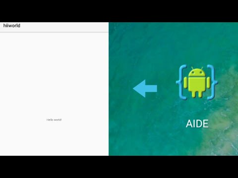 HOW TO CREATE HELLO WORLD APP USING AIDE l SUNIL RAWAT