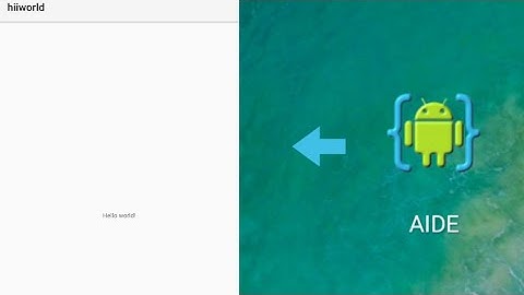HOW TO CREATE HELLO WORLD APP USING AIDE l SUNIL RAWAT